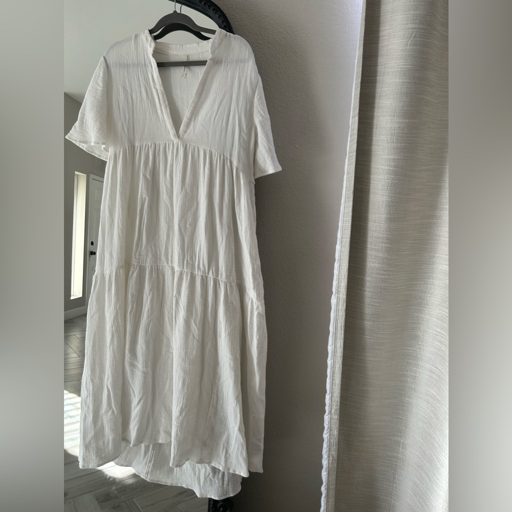 White long Dress by Anthropologie